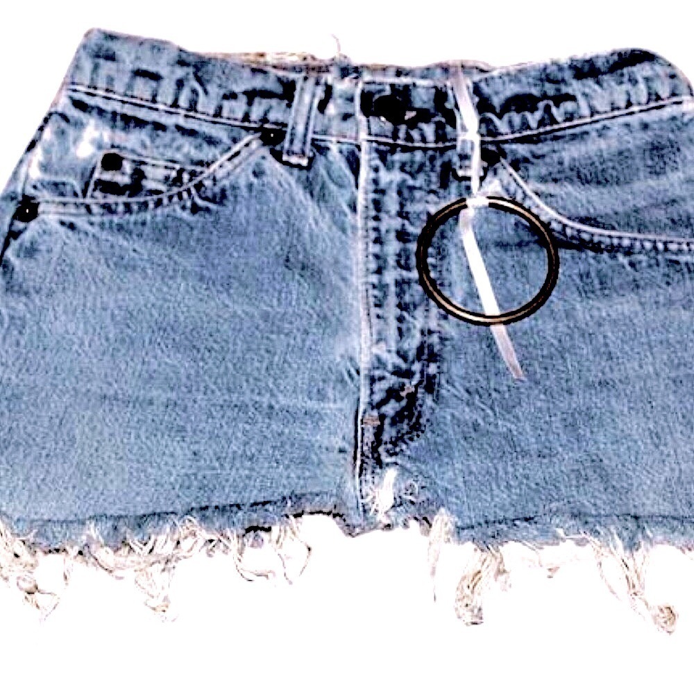 Resurrect Levis VTG Orange Tag Jean Micro Mini Skirt